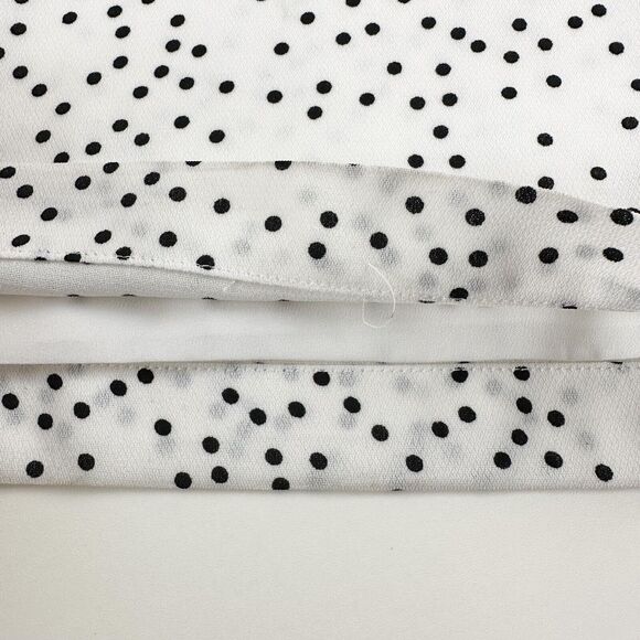 Lovers and Friends Jackson White Deep V Polka Dot Tie Waist Jumpsuit Womsn Sz S - Picture 9 of 10